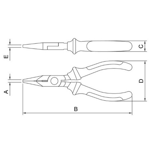 Pinza Punta Fina Tramontina Pro 44005 6