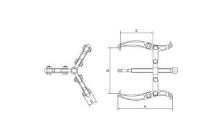 Extractor de Polea Tramontina Pro 44028 3brz 3" Extractor de Polea Tramontina Pro 44028 3brz 3"