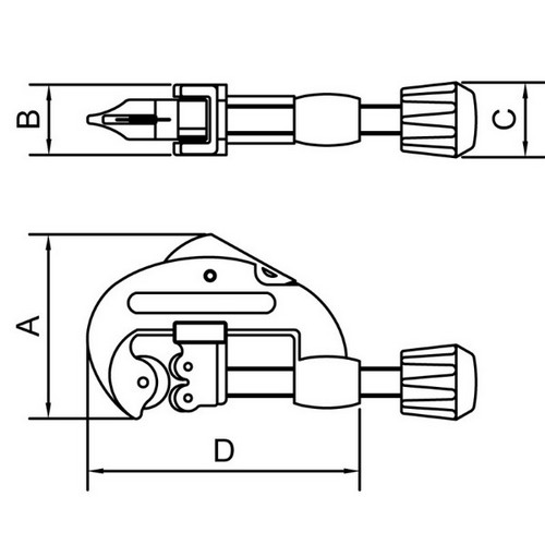 Corta Tubos Tramontina Pro 44036 1/8" a 1.1/8"