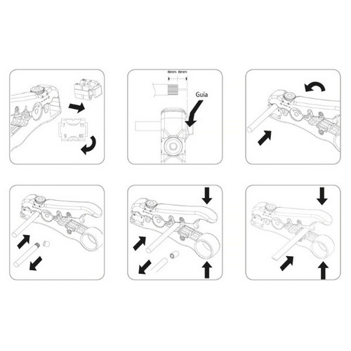 Pinza Pela Cables Tramontina Pro 44051 5''