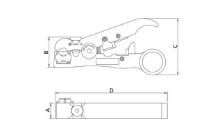 Pinza Pela Cables Tramontina Pro 44051 5''