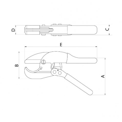 Corta Tubos de PVC Tramontina Pro 44059 63mm