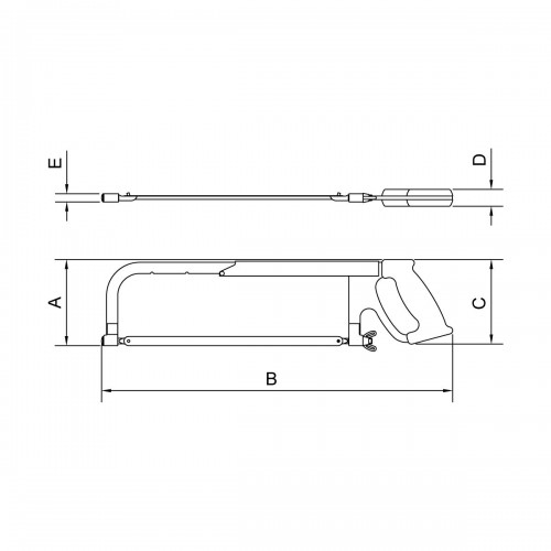 Arco de Sierra para Metales Tramontina Pro 12'' Ajustable