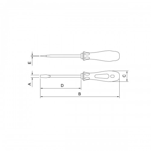 Destornillador Plano Tramontina Pro Twister 1/8x2"