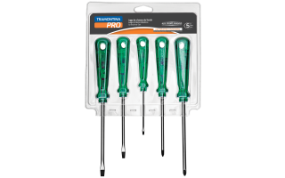 Destornilladores Tramontina Pro Easy Grip 44110 5pzs Destornilladores Tramontina Pro Easy Grip 44110 5pzs