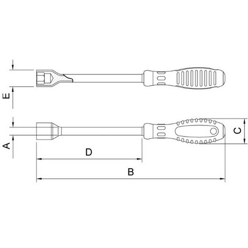 Destornillador Tubo Hex. Tramontina Pro IEC 1000V 11mm