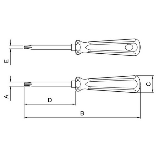 Destornillador Torx Tramontina Pro EasyGrip T9