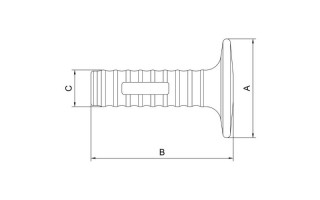 Empuñadura de Goma para Cincel Tramontina Pro Empuñadura de Goma para Cincel Tramontina Pro