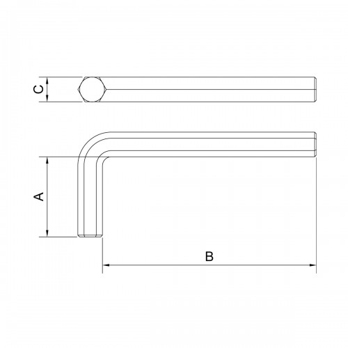 Llave Hex. Allen Tramontina Pro 44400 1,5mm