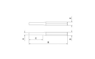 Botador Tramontina Pro 6mm Botador Tramontina Pro 6mm