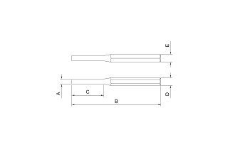 Botador Tramontina Pro 4mm Botador Tramontina Pro 4mm
