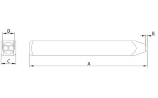 Marcadores de Numeros Tramontina Pro 44482 10mm 9pzs