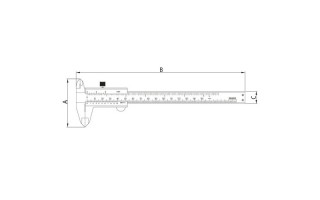 Calibre Tramontina Pro 44540 Analógico 150mm / 6" +-0,05