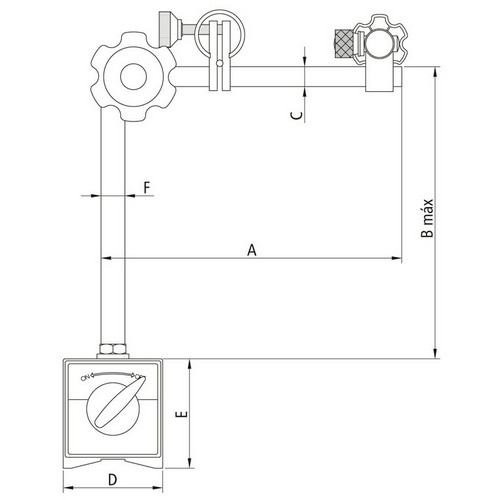 Base Magnetica Tramontina Pro 270mm 600N