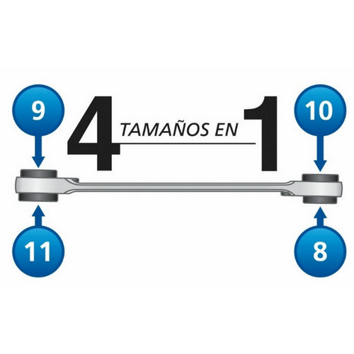 Llave Estriada MultiDrive Tramontina Pro 16-19mm