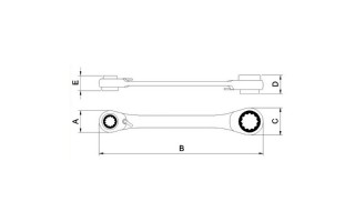 Llave Estriada MultiDrive Tramontina Pro 08-11mm Llave Estriada MultiDrive Tramontina Pro 08-11mm