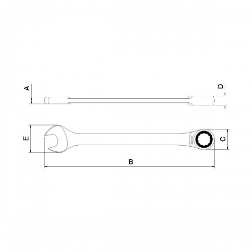 Llave Combinada Cricket Tramontina Pro 44652 8mm