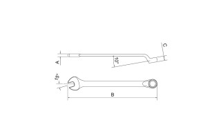Llave Combinada Tramontina Pro 44660 23mm Llave Combinada Tramontina Pro 44660 23mm