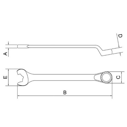 Llave Combinada Tramontina Pro SuperDrive 08mm