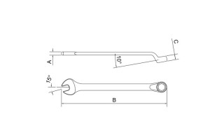 Llave Combinada Tramontina Pro 44660 8mm Llave Combinada Tramontina Pro 44660 8mm