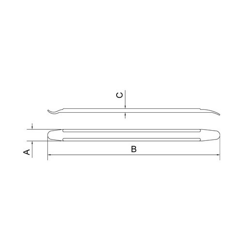 Espátula para Ruedas Tramontina Pro 44745 24'' 60cm