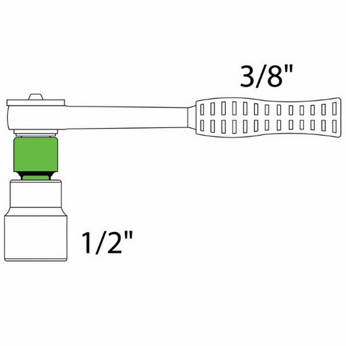 Adaptador Tramontina Pro Enc.3/8" > Enc.1/2"