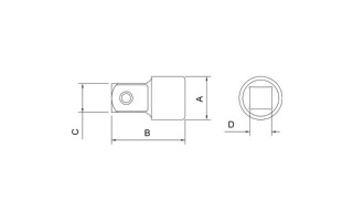 Adaptador Tramontina Pro 44848 enc.1/2" > enc.3/4" Adaptador Tramontina Pro 44848 enc.1/2" > enc.3/4"