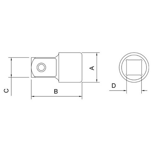 Adaptador Tramontina Pro Enc.3/8" > Enc.1/2"