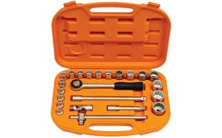 Llaves Tubo Estr. Tramontina Pro enc.1/2" 23pzs 8-32mm Llaves Tubo Estr. Tramontina Pro enc.1/2" 23pzs 8-32mm