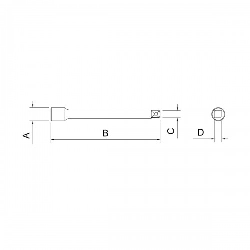 Extension Tramontina Pro 44836 enc.1/2" 5"