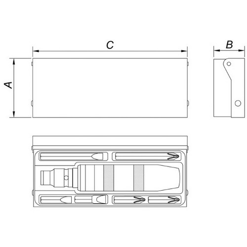 Destornillador de Impacto Tramontina Pro 44881 8pzs