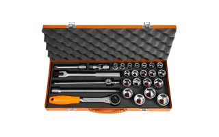 Llaves Tubo Hex. Tramontina Pro enc.1/2" 26pzs 10-32mm Llaves Tubo Hex. Tramontina Pro enc.1/2" 26pzs 10-32mm