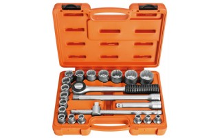 Llaves Tubo Estr. Tramontina Pro enc.1/2" 22pzs 8-32mm Llaves Tubo Estr. Tramontina Pro enc.1/2" 22pzs 8-32mm