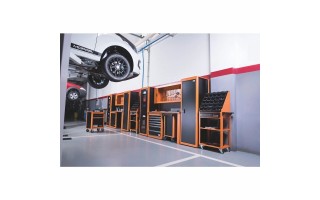 Carro p/ Herramientas Tramontina Pro 30 Bandejas 2 repisas Carro p/ Herramientas Tramontina Pro 30 Bandejas 2 repisas