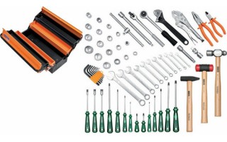 Caja de Herramientas Tramontina Pro Metalica 5 comp. 65pzs Caja de Herramientas Tramontina Pro Metalica 5 comp. 65pzs