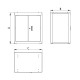 Armario Tramontina Pro 44954 de Pared 86x55x77cm