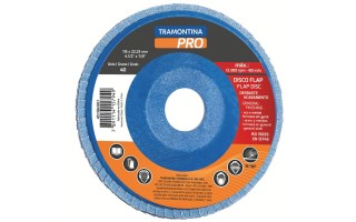 Disco Flap Tramontina 45106 115mm G60 x12u Disco Flap Tramontina 45106 115mm G60 x12u