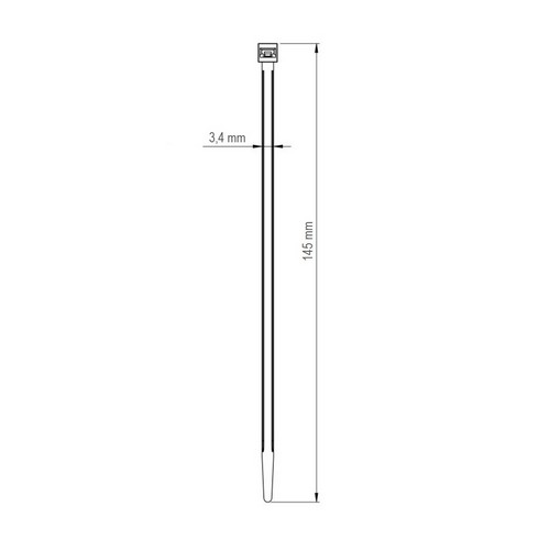 Precinto Tramontina 57530 3,4mm x 19cm Blanco x30u