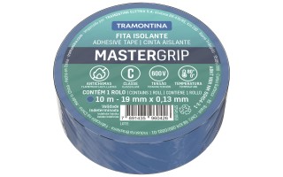 Cinta Aisladora Tramontina MasterGrip 19mm 10m Azul Cinta Aisladora Tramontina MasterGrip 19mm 10m Azul