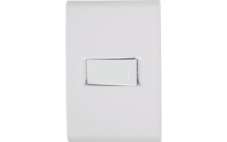 Interruptor Tramontina Liz 57170 unipolar 4x2 Blanco Interruptor Tramontina Liz 57170 unipolar 4x2 Blanco
