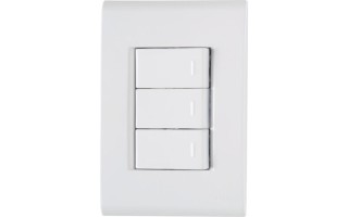 Interruptor Triple Tramontina Liz 57170 unipolar Blanco Interruptor Triple Tramontina Liz 57170 unipolar Blanco