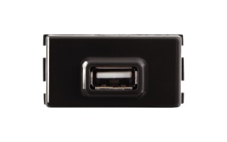 Toma Tramontina Universal 57215 USB 1,5A Negro Toma Tramontina Universal 57215 USB 1,5A Negro