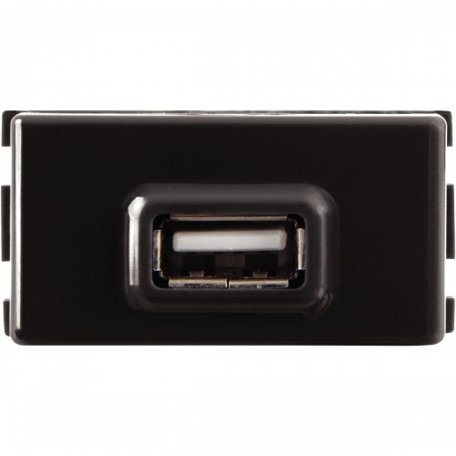 Toma Tramontina Universal 57215 USB 1,5A Negro