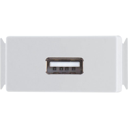 Toma Tramontina Aria 57217 USB 1,5A Blanco