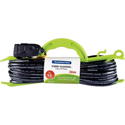 Cable Prolongador Tramontina 57502 10A 30m con enrollador