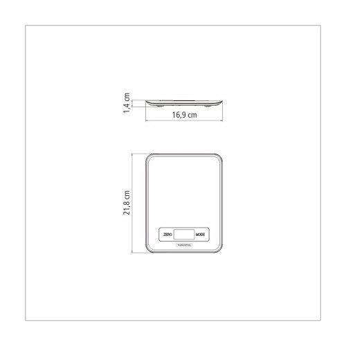 Balanza Digital de Cocina Tramontina Adatto 61101 5kg