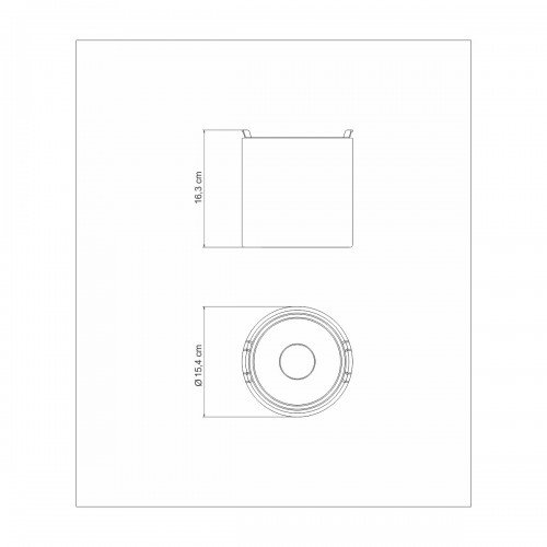 Pote con Tapa Tramontina Cucina Inox 14cm 2,3L Blanco