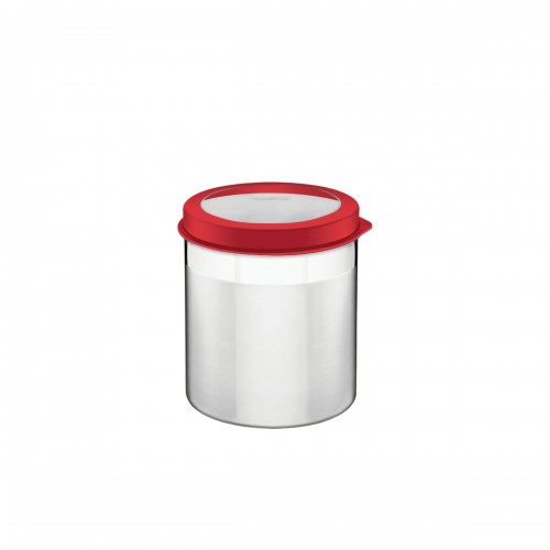 Pote con Tapa Tramontina Cucina Inox 14cm 2,3L Rojo