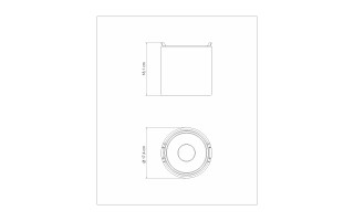 Pote con Tapa Tramontina Cucina Inox 16cm 3,4L Blanco Pote con Tapa Tramontina Cucina Inox 16cm 3,4L Blanco
