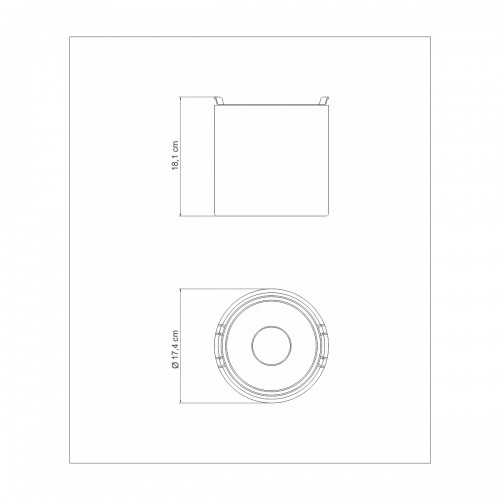 Pote con Tapa Tramontina Cucina Inox 16cm 3,4L Blanco